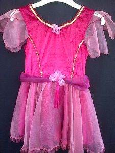 Kids Costumes to Hire - Pink Velvet Fairy Dress